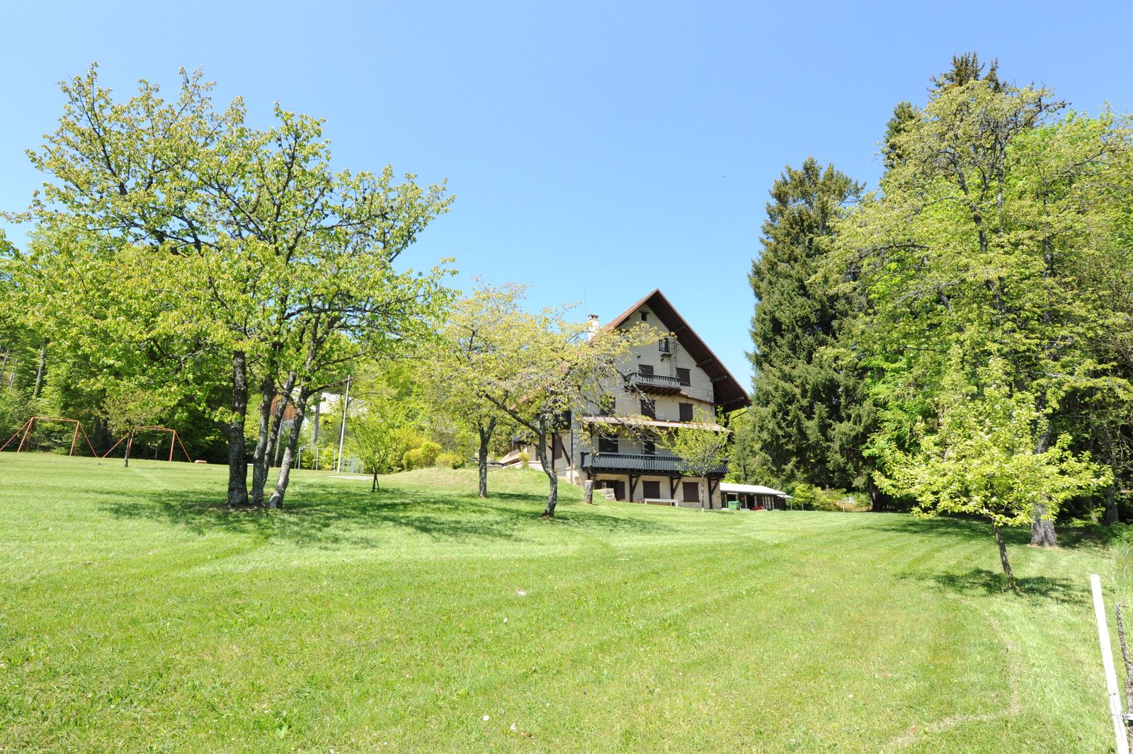 Vue aérienne du domaine de Colonie Vivre